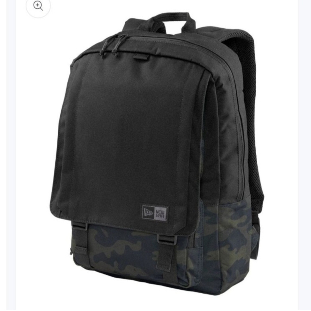 New Era Multiple Pockets Camo & Black Backpack